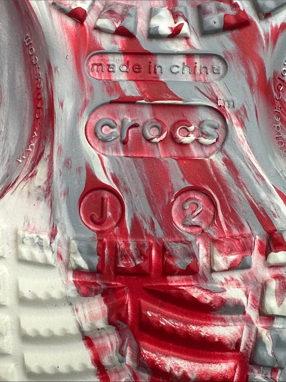 NWT Crocs Classic Marbled Clogs